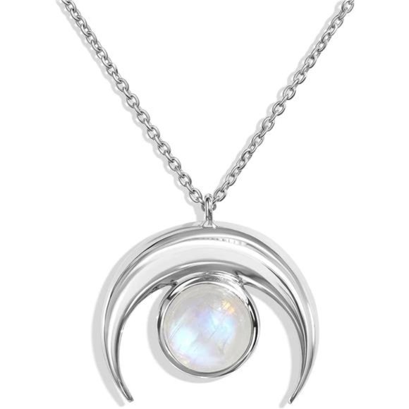 925 Sterling Silver - 18k Rose Gold Opal & Rainbow...